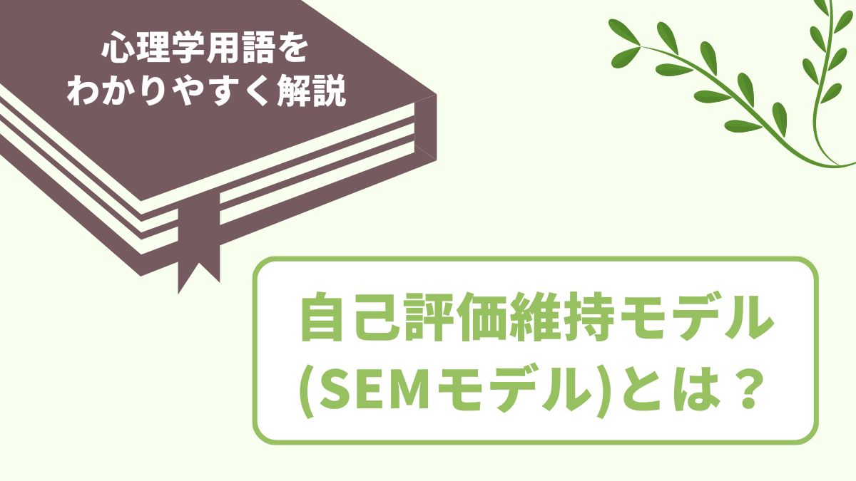 自己評価維持モデルとは